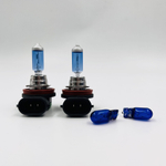 Лампа H11 Super White 12V 55W галогеновая 4500К белый свет комплект 2 шт + 2 лампы W5W