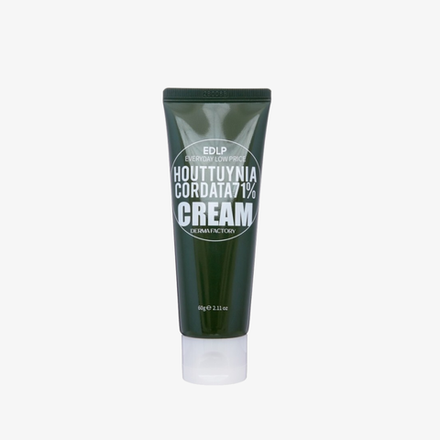 DERMA FACTORY Крем для лица с экстрактом цветка хауттюйни Houttuynia Cordata 71% Cream (60 мл)