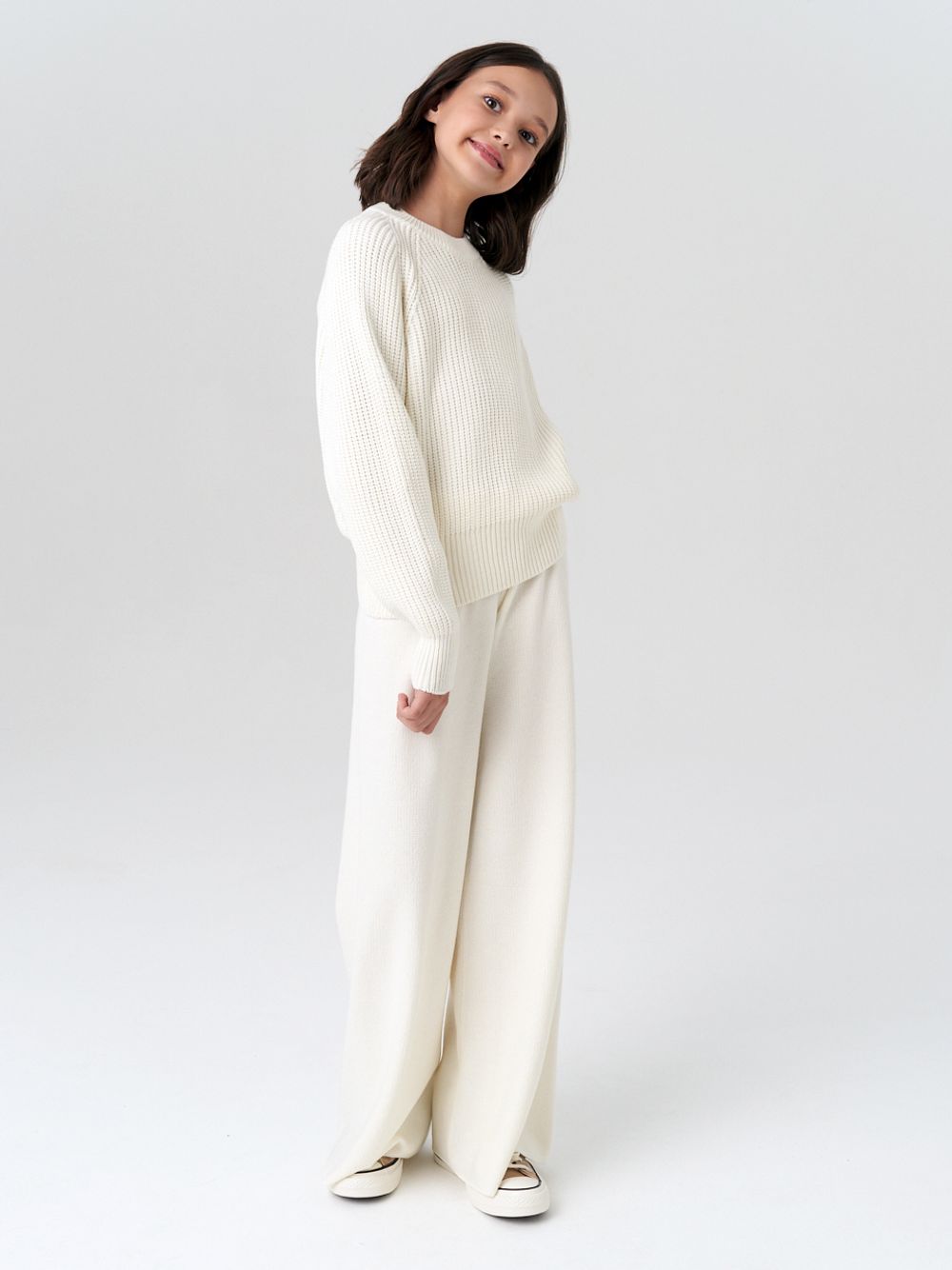 Джемпер для девочки AT1001 молочный