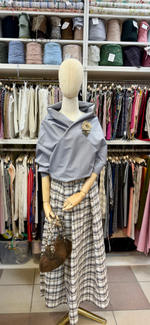 Ткань сорочечный хлопок 97% эластан 3% (Италия) ш-145 см цена за 1м