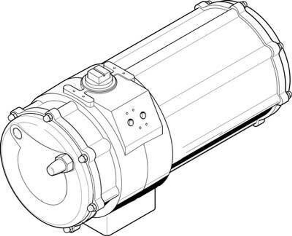 DAPS-1440-090-RS2-F16 Неполноповоротный привод
