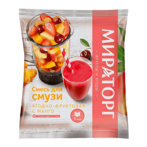 СМЕСЬ ДЛЯ СМУЗИ ЯГОДНО-ФРУКТОВАЯ С МАНГО С/М 300 ГР VITAMIN