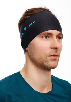 ПОВЯЗКА RUN HEADBAND | BLACK BLUE
