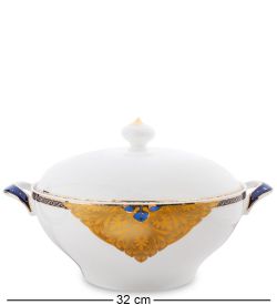 Pavone JK-196 Столовый сервиз 27 пр. на 6 перс. «Золотой Палермо» (Gold Palermo  )