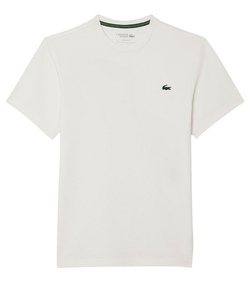 Теннисная футболка Lacoste Ultra Dry Tennis Heritage Print - white