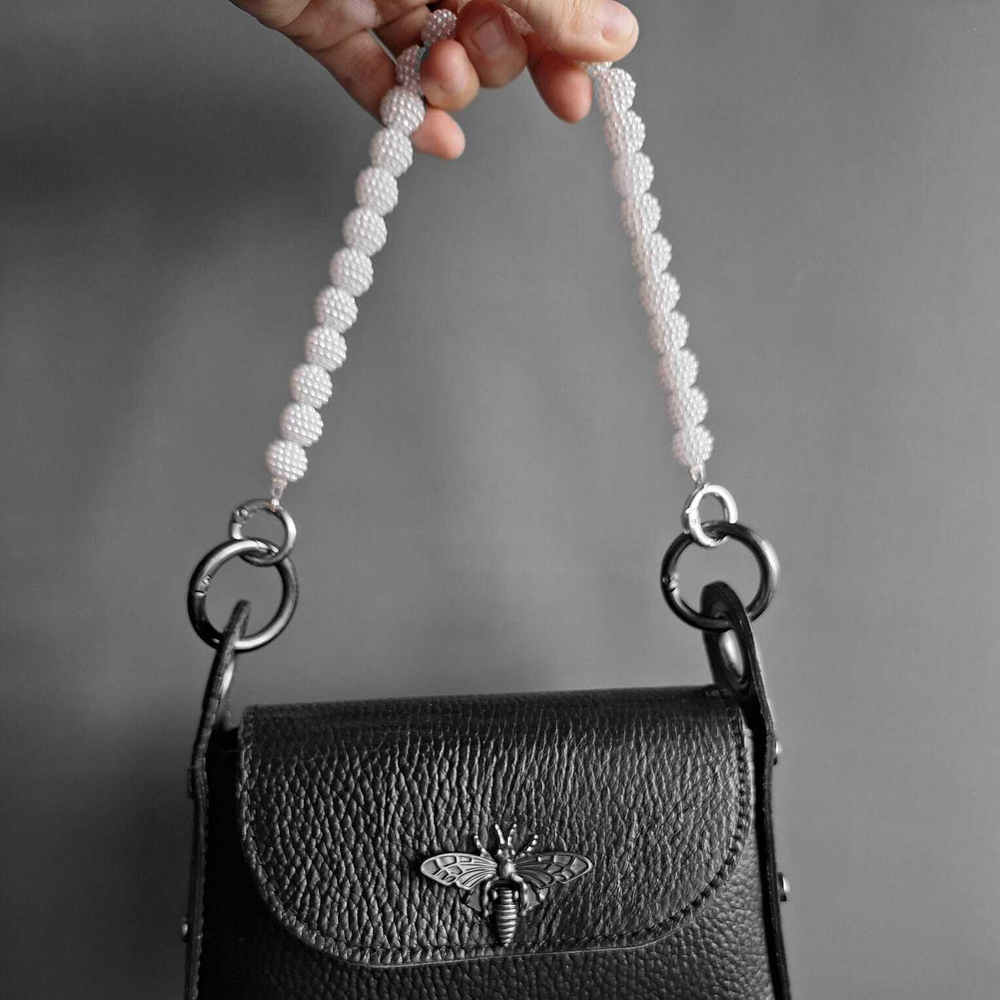 Ручка для сумки из бусин 30 см