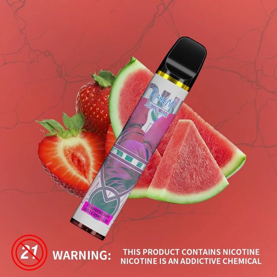 RandM SQUID BAR 2500 - Straberry Watermelon (2% nic)