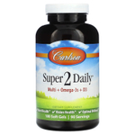 Carlson, Super 2 Daily®, 180 мягких таблеток