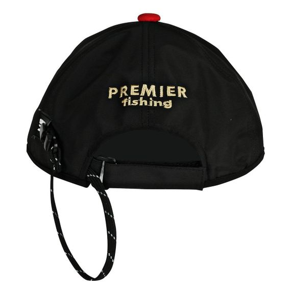 Бейсболка Premier цв.черный/красный б/р