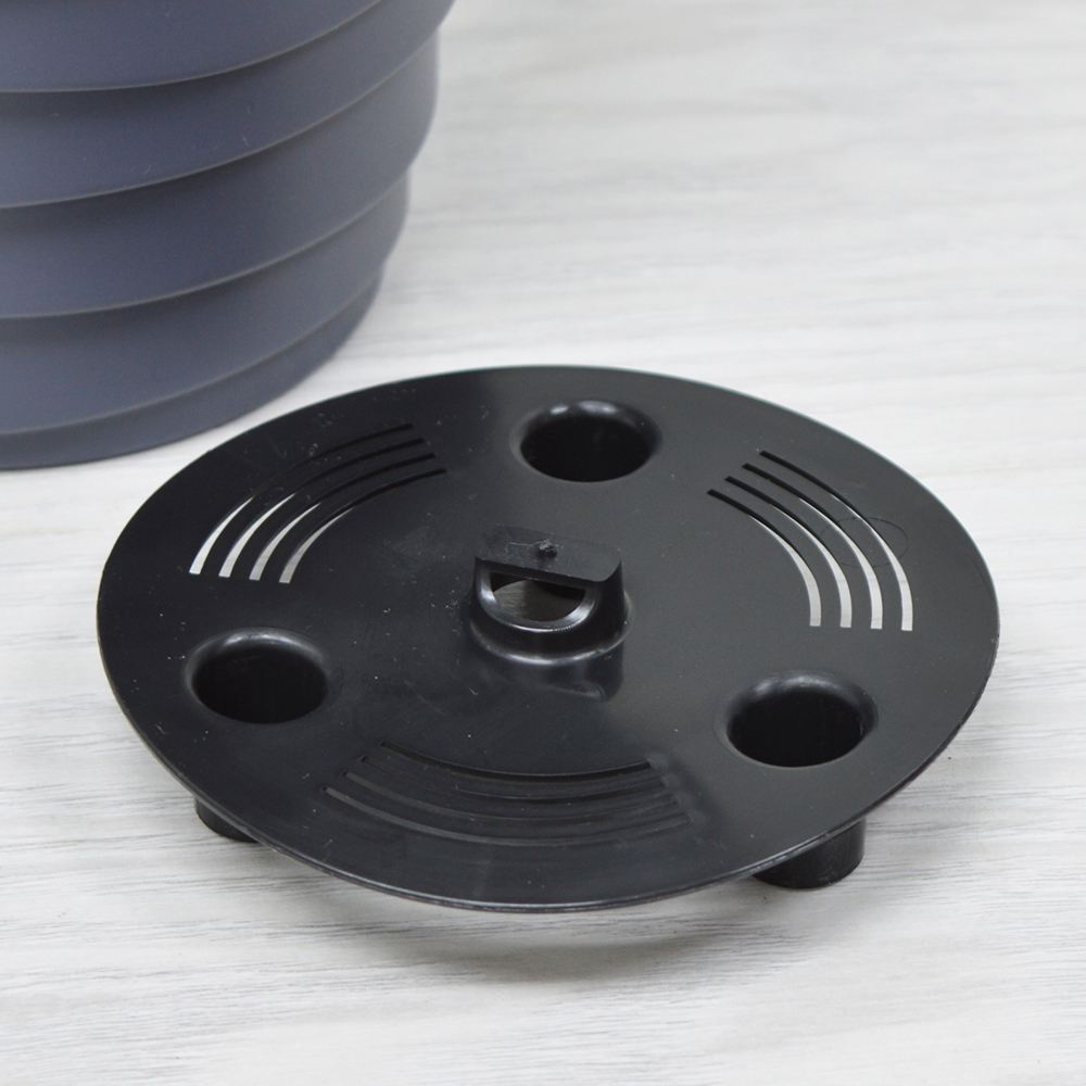 Кашпо Бархан 3,5л, антрацит