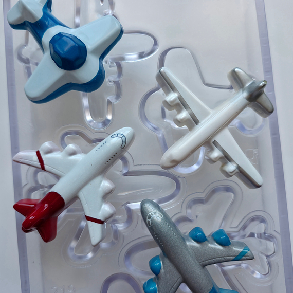 219 Форма для шоколадных конфет "Самолеты" (275*135 мм)