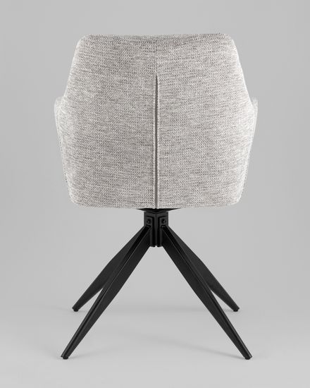 Стул обеденный поворотный Eva светло-серый