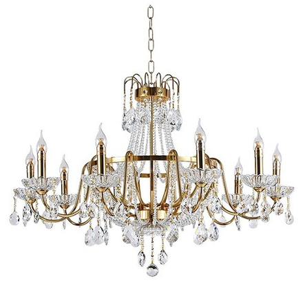 Подвесная люстра Newport ESMERALDA 1410/C bronze