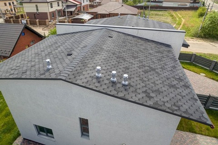 Гибкая черепица ТехноНиколь SHINGLAS Соната Серый 3м2 (Однослойная)