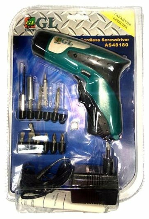 Отвертка аккумуляторная AS48180 4,8 В, 3 Nm