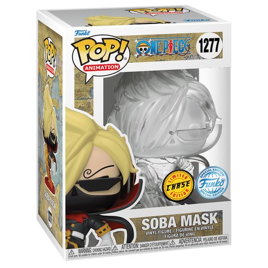 Фигурка Funko POP! Animation One Piece Soba Mask w/Chase (Exc) (1277) 66483 / Фигурка Фанко ПОП! по мотивам аниме "One Piece", Винсмок Санджи ЧЕЙЗ