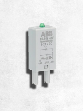Диод и светодиод зелёный CR-P/M-42V 6-24В DC для реле CR-P, CR-M