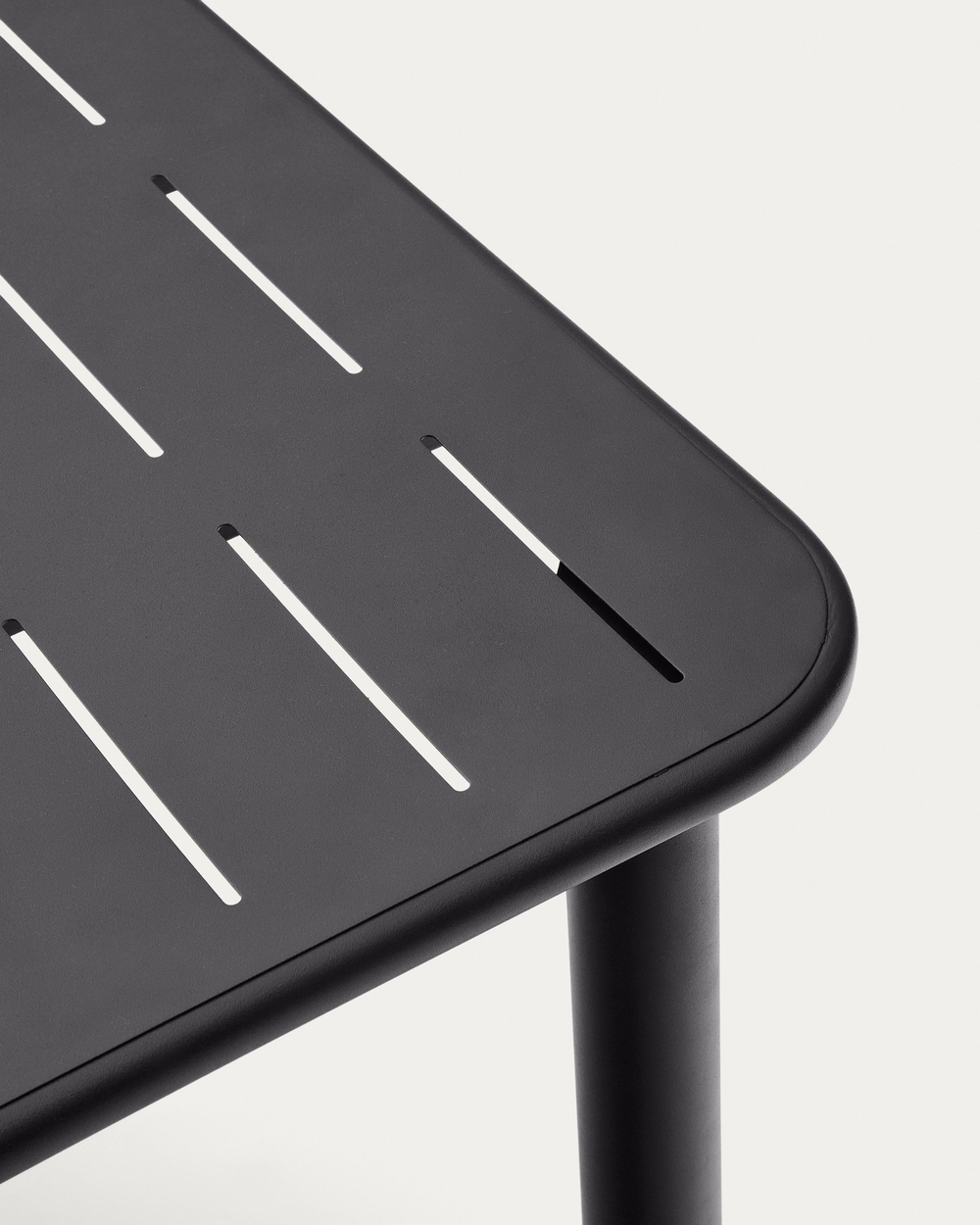 Уличный стол Brai из тёмно-серой оцинкованной стали 180 x 90 см