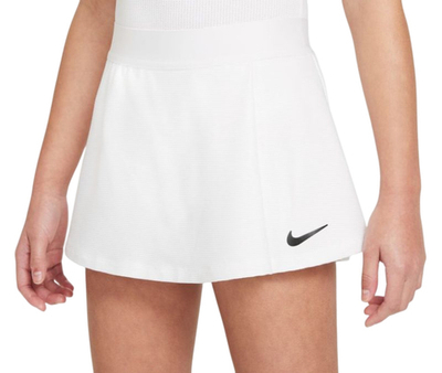 Юбка для девочки теннисная Nike Court Dri-Fit Victory Flouncy Skirt G - white/black