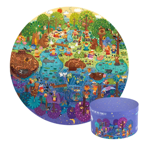 Круглые пазлы "Roll", лес