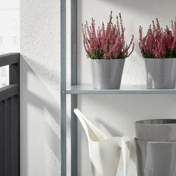 IKEA SKOGSVINBÄR  (ИКЕА СКОГСВИНБÄР)  -  Крышка для цветочного горшка, серая, 12 см