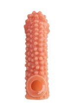 Насадка на фаллос KOKOS Cock Sleeve 004 L, с бугорками, 17,6 см