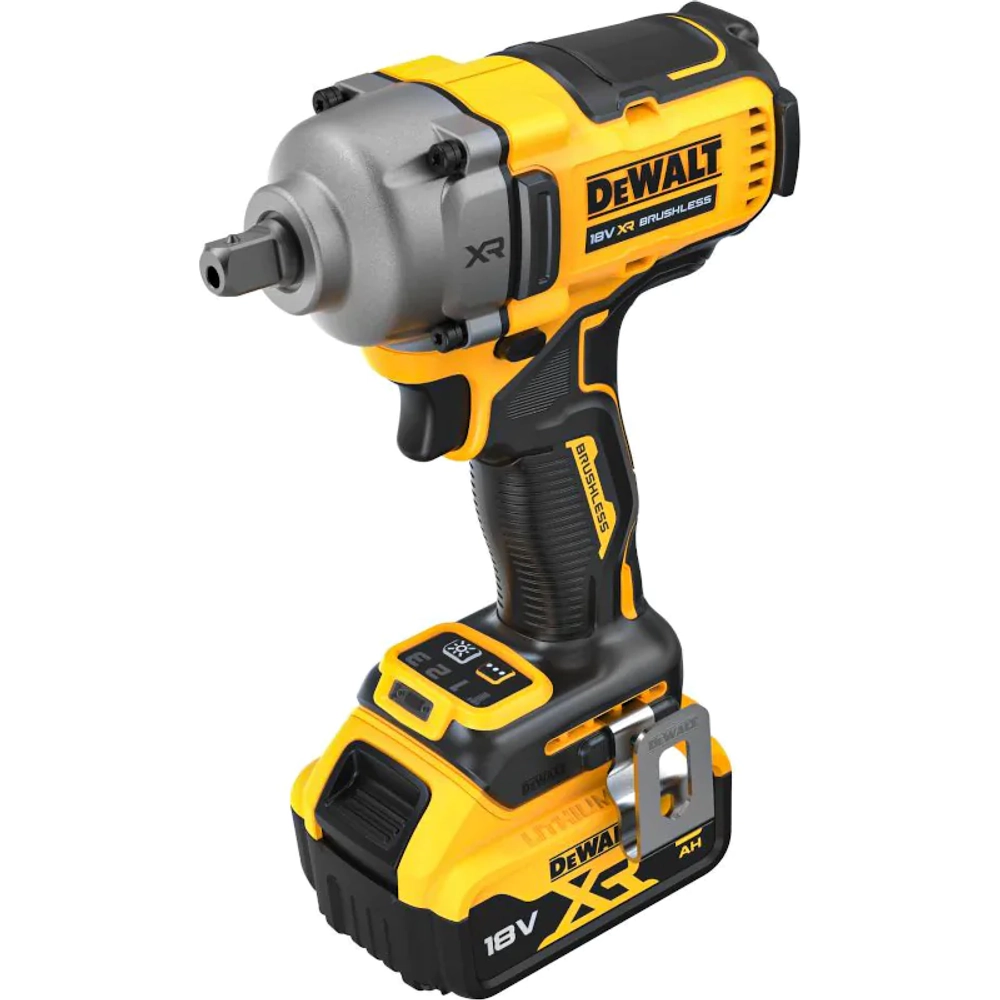 DeWalt DCF892P2T-QW аккумуляторный импульсный гайковёрт (2 x 5 Ач, ЗУ)