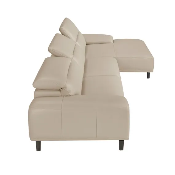 Угловой диван Angel Cerda KF112-R, серая кожа