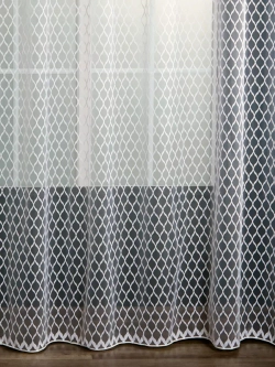 Тюль 500 на 265 в спальню кухню длинный готовый