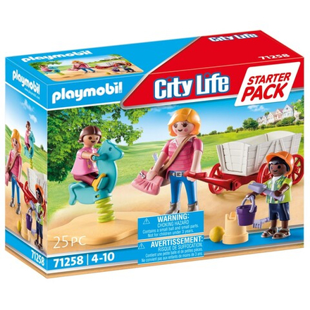 Playmobil - City Life Няня с коляской 71258