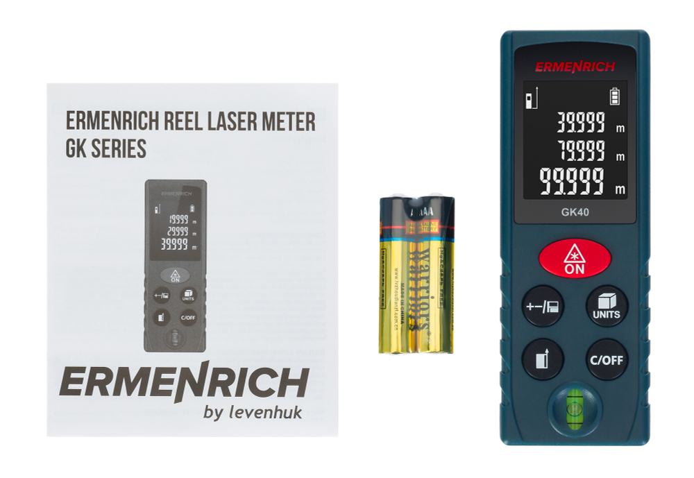 Лазерная рулетка Ermenrich Reel GK40