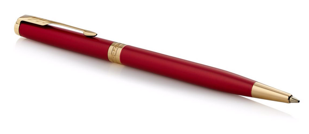 Шариковая ручка Parker Sonnet Slim Lacquer Intense Red GT