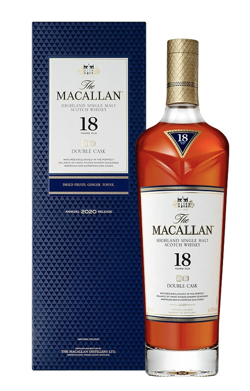 Виски Macallan Double Cask 18 Years Old, 0.7 л.