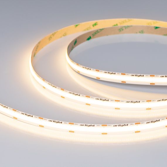 Светодиодная лента Arlight COB-X576-10mm 24V Warm3000 (15 W/m, IP20, 5m) 059121