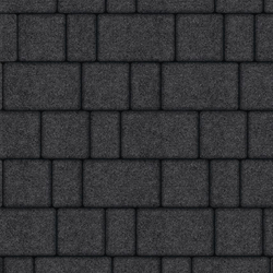 Тротуарная плитка СТАРЫЙ ГОРОД - Стоунмикс Черный, комплект из 3 видов плит