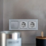 Рамка на 3 поста Aluminium (алюминий) W0031706