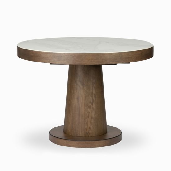 Обеденный стол круглый раздвижной Luton 110/150