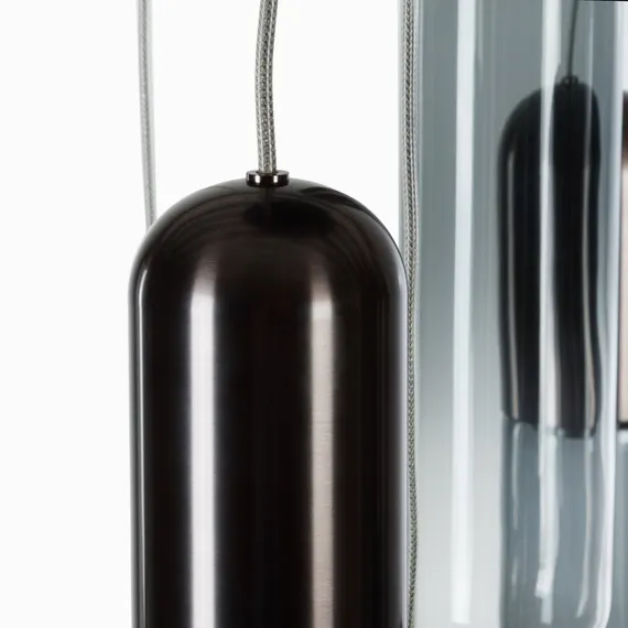 Подвесной светильник Eclipse Ø60 см, дымчатый, серый