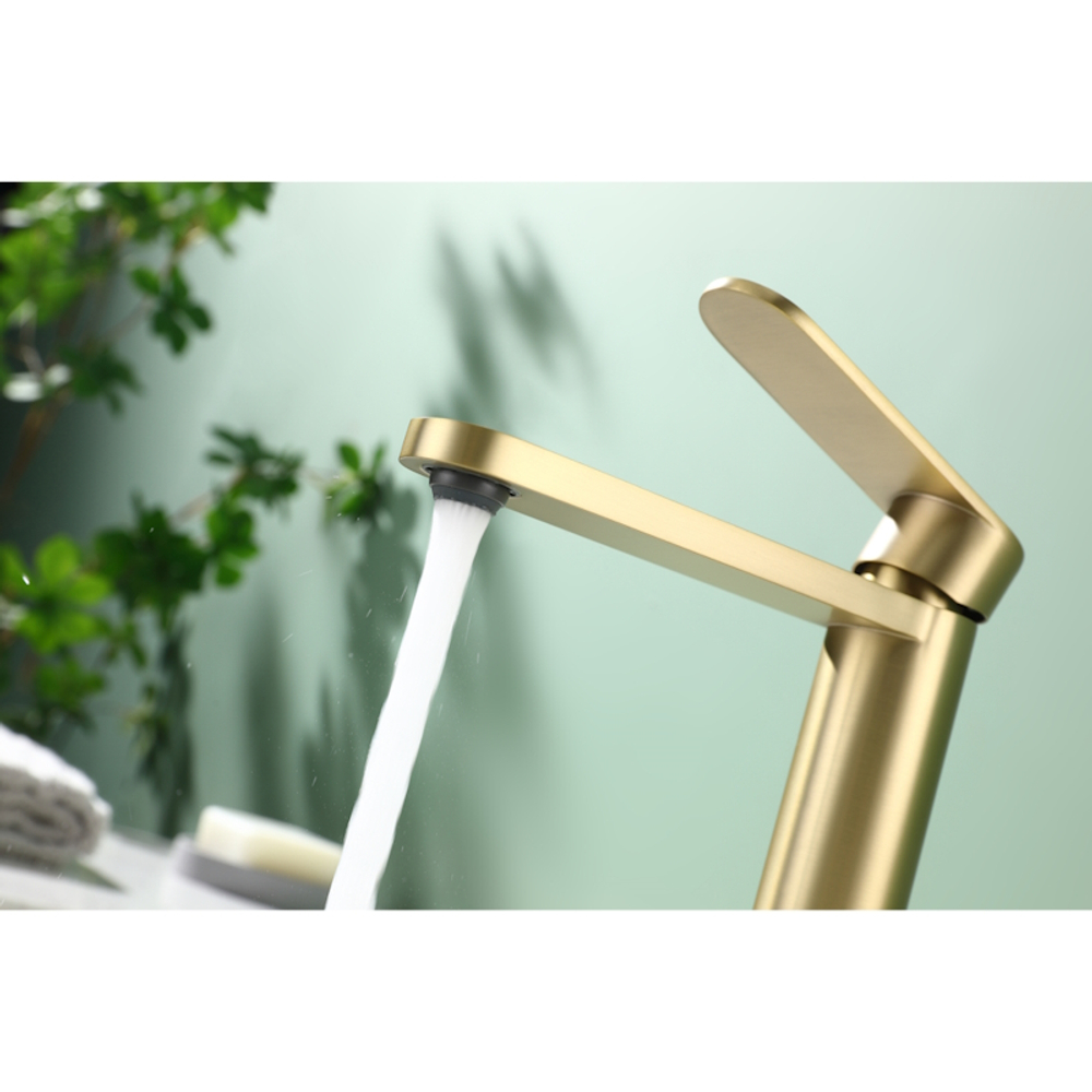 Смеситель для раковины Raglo R10.10.03, золотой сатин