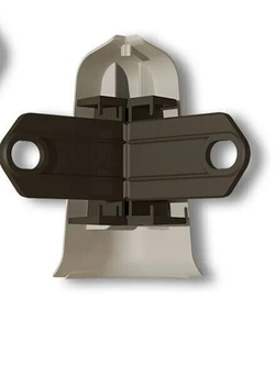 Угол наружный с крепежом для плинтуса 85мм "Деконика" 265 Клен патина