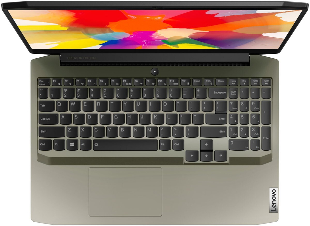 Ноутбук 15.6" Lenovo IdeaPad Creator 5 15IMH05 Core i5 10300H/8Gb/512Gb SSD/NV GTX1650 4Gb/15.6" FullHD/Win10 Темно-зеленый 82D4004MRU