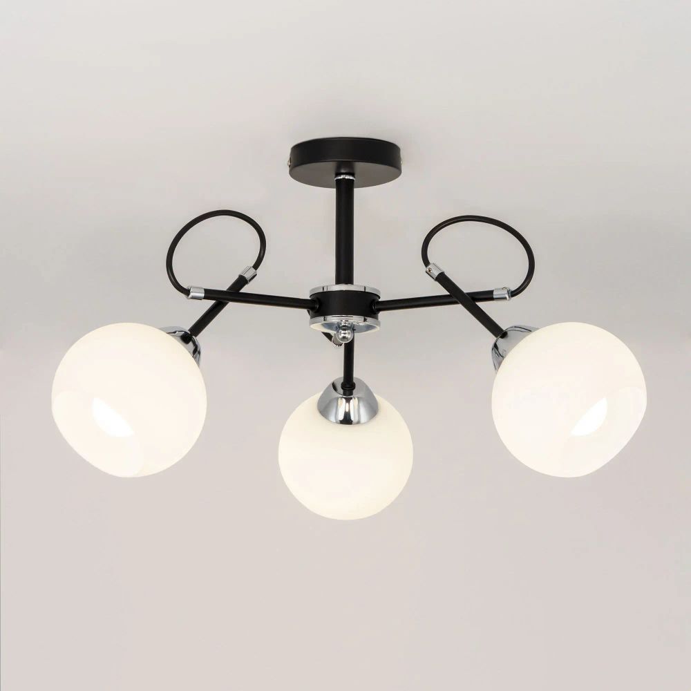 Citilux Стивен CL141231 Люстра потолочная Чёрная