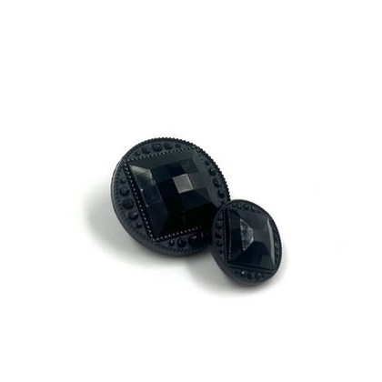 Пуговицы черный ромб