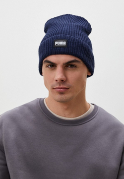 Шапка взрослая PUMA Ribbed Classic Cuff Beanie