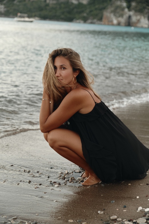 Платье мини с воланами bk