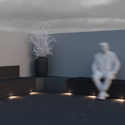 Уличный архитектурный светодиодный светильник Maytoni Bil O015SL-L3B3K