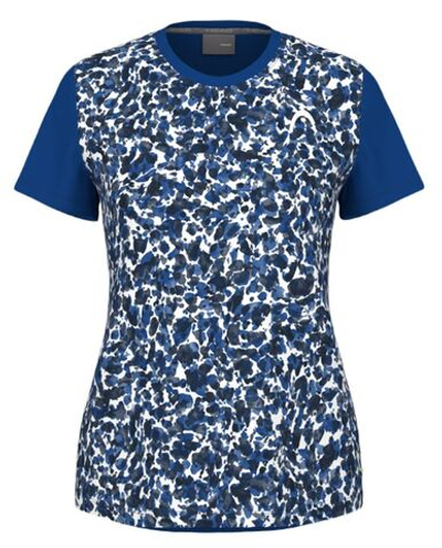 Женская теннисная футболка Head Tie-Break II T-Shirt - print vision white/royal