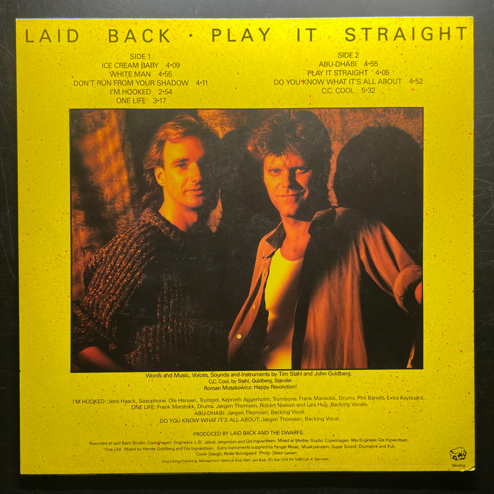 Laid Back - Play It Straight (Голландия 1985г.)