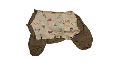 Комбинезон,  утепленный байкой 25 девочка (обхват груди 47 - 55)  светлый хаки