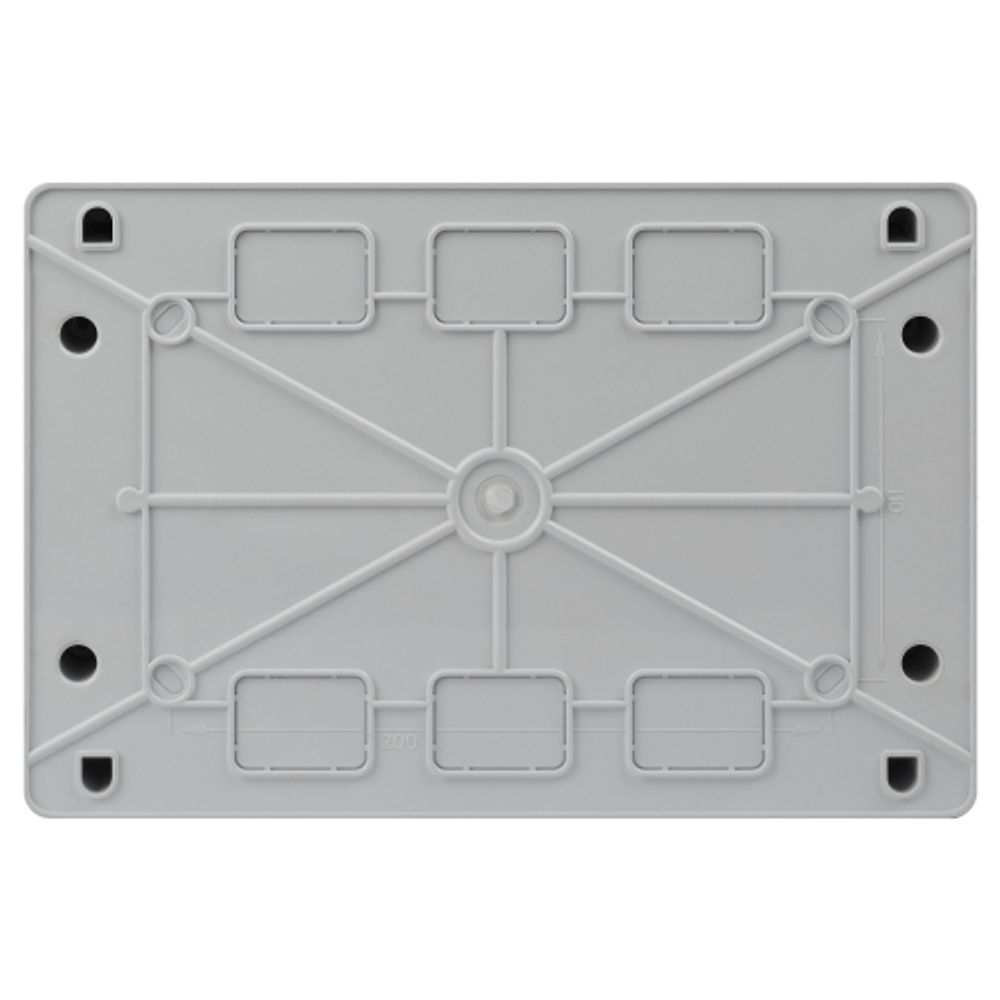 Корпус пластиковый навесной ЭРА COMFORT ЩРН-П-12 IP41 прозрачная крышка белый